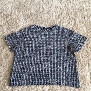Ann Taylor Factory tweed like top